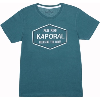 Vêtements Garçon T-shirts manches courtes Kaporal Tee Shirt Garçon col rond Vert