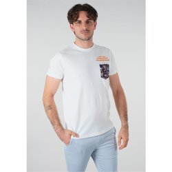 Vêtements Homme T-shirts & Polos Deeluxe T-Shirt HOLA Blanc