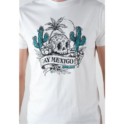 Vêtements Homme T-shirts & Polos Deeluxe T-Shirt MEXICO Blanc