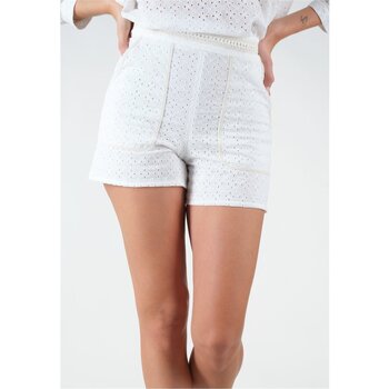 Vêtements Femme Shorts / Bermudas Deeluxe Short CHIFLY Blanc