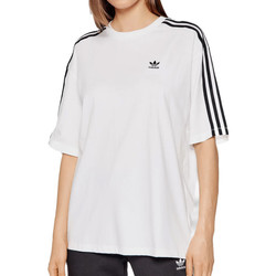 Vêtements Fille T-shirts & Polos Pusha adidas Originals H37796 Blanc
