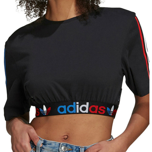 Vêtements Femme T-shirts manches courtes adidas baseball Originals GN2932 Noir
