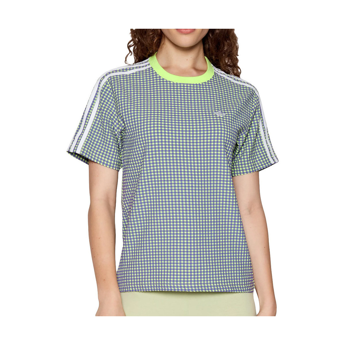 Vêtements Fille T-shirts manches courtes adidas Originals HB9455 Vert