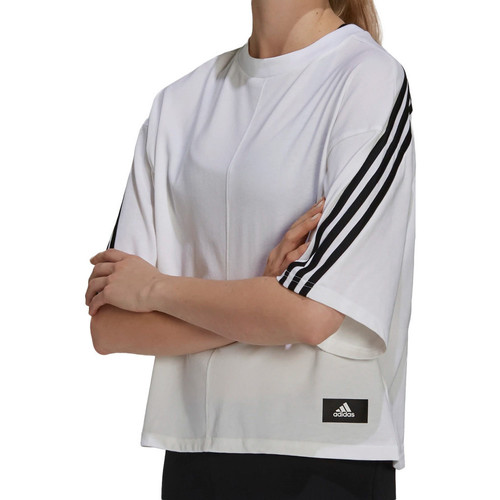 Vêtements Femme T-shirts & Polos directory adidas Originals H39810 Blanc
