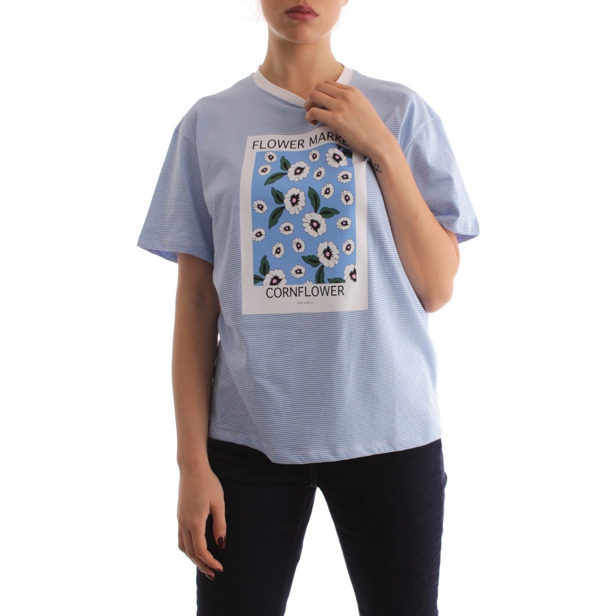 Vêtements Femme T-shirts manches courtes Emme Marella ATZECO Bleu