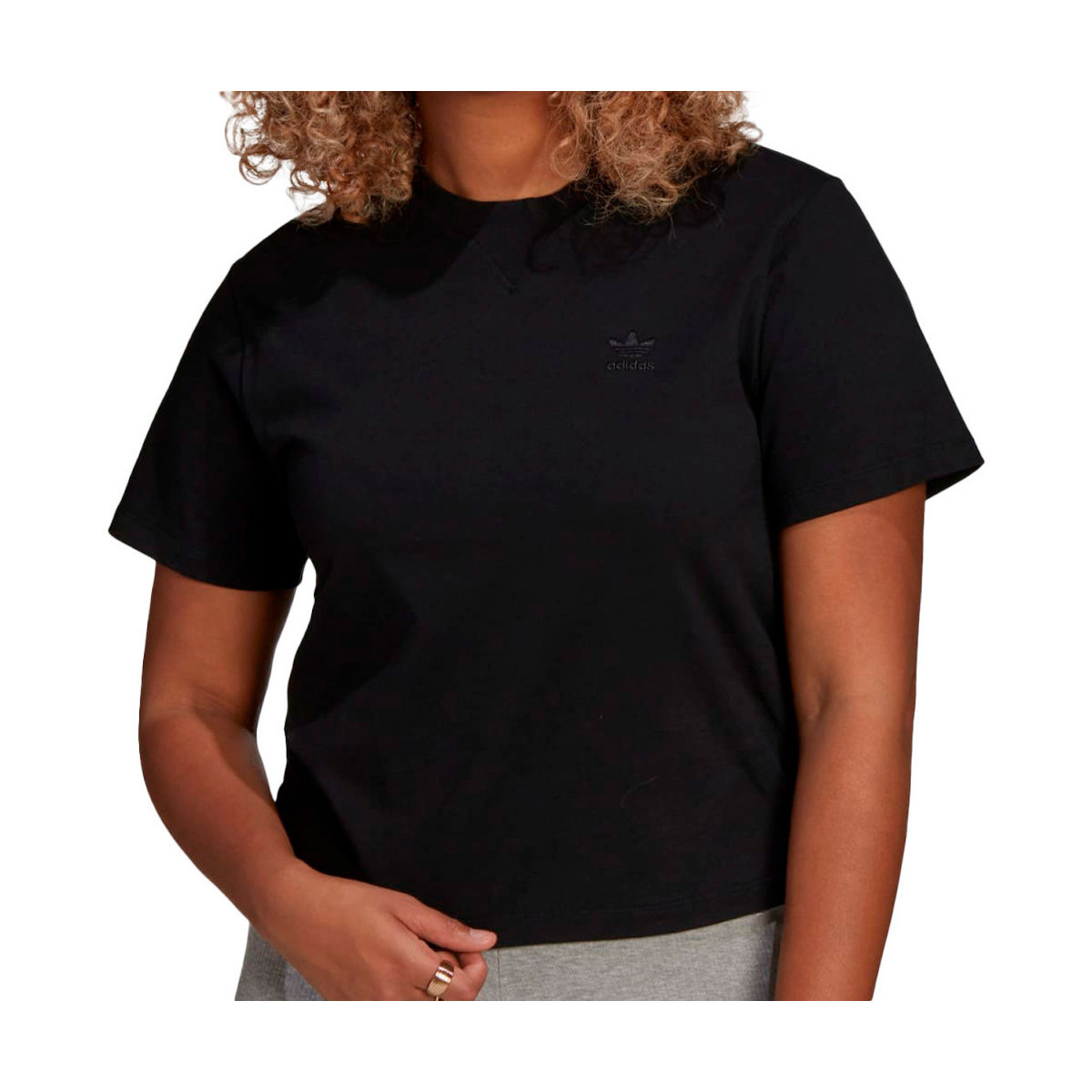 Vêtements Femme T-shirts & Polos adidas Originals HE6892 Noir