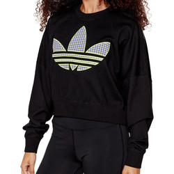 Vêtements Fille Sweats adidas jersey Originals HB9442 Noir