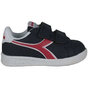 Chaussures Enfant Baskets mode Diadora ELITE 101.173339 01 C8594 Black iris/Poppy red/White Noir