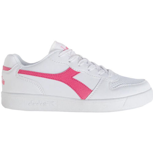 Chaussures Enfant Baskets mode tape Diadora 101.175781 01 C2322 White/Hot pink Rose