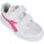 Chaussures Enfant Baskets mode Diadora PLAYGROUND PS GIRL C2322 White/Hot pink Rose