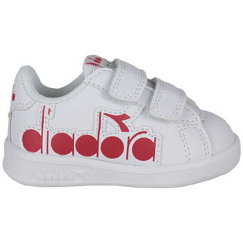 Chaussures Enfant Baskets mode tape Diadora 101.176276 01 C0823 White/Ferrari Red Italy Rouge