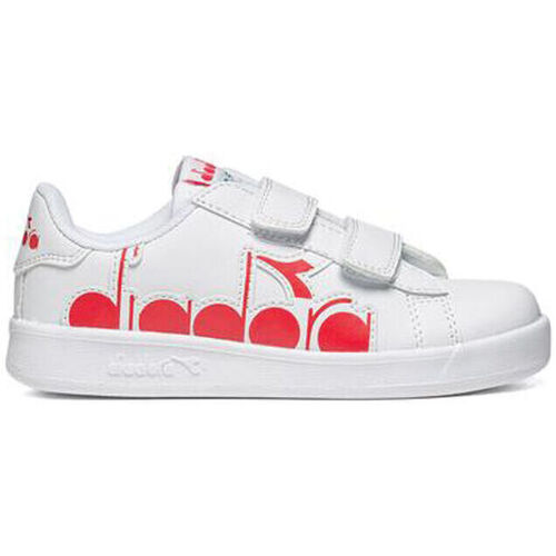 Chaussures Enfant Baskets mode tape Diadora 101.176275 01 C0823 White/Ferrari Red Italy Rouge