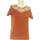 Vêtements Femme T-Shirt aus reiner Baumwolle mit Schriftzug An Epic Human 616 J 36 - T1 - S Marron