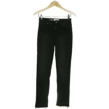 Vêtements Femme Jeans Long Mango jean slim femme  34 - T0 - XS Noir Noir