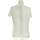Vêtements Femme T-shirts & Polos Nike top manches courtes  38 - T2 - M Blanc Blanc