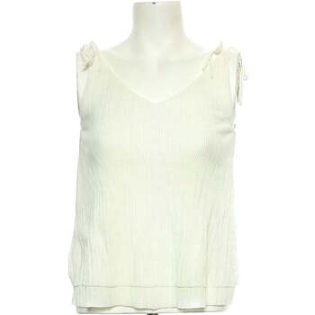 Vêtements Femme Top Manches Courtes Mango débardeur  34 - T0 - XS Blanc Blanc