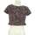 Vêtements Femme T-shirts & Polos Zara top manches courtes  34 - T0 - XS Rose Rose