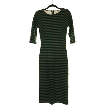 Vêtements Femme Robes Zara robe mi-longue  38 - T2 - M Vert Vert