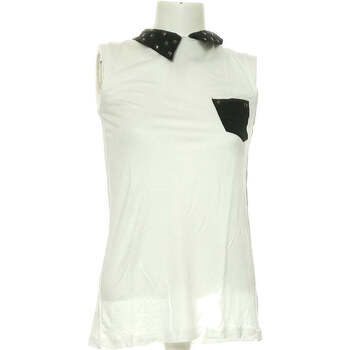 Vêtements Femme Soutenons la formation des Cache Cache débardeur  34 - T0 - XS Blanc Blanc