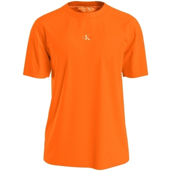 Vêtements Homme T-shirts & Polos Calvin Klein Jeans T shirt homme  Ref 59076 SCB Orange Orange