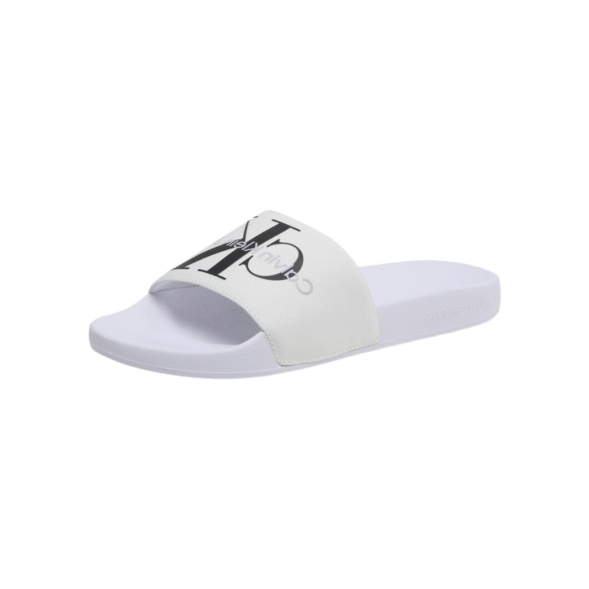 Chaussures Homme Sandales et Nu-pieds Calvin Klein Jeans Mules Homme  Ref 59071 YBR blanc Blanc