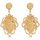 Montres & Bijoux Femme Boucles d'oreilles Moschino A91618404 1606 Orange