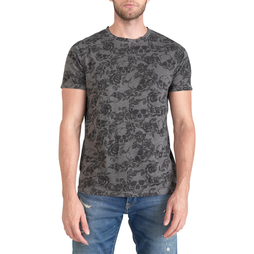 Vêtements Homme T-shirts manches courtes Le Temps des Cerises T-shirt coton col rond Gris