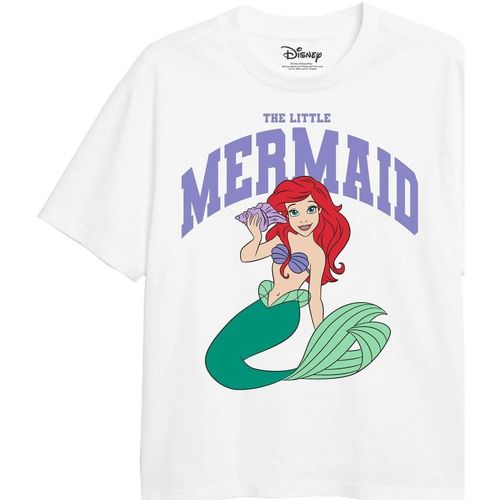 Vêtements Fille T-shirts manches longues Little Mermaid Collegiate Blanc