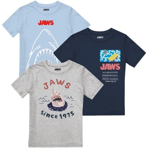 Vêtements Garçon T-shirts manches longues Jaws No Swimming Bleu