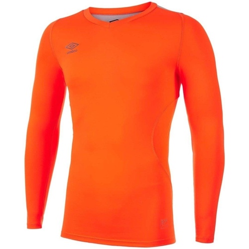 Vêtements Femme T-shirts manches longues Umbro  Orange