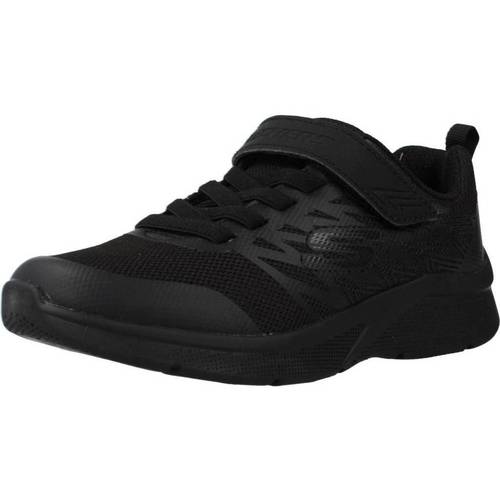 Chaussures Garçon Baskets basses Skechers MICROSPEC Noir