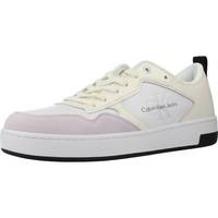 Chaussures Homme Baskets mode Calvin Klein Jeans CUPSOLE LOW LTH M0NO Blanc