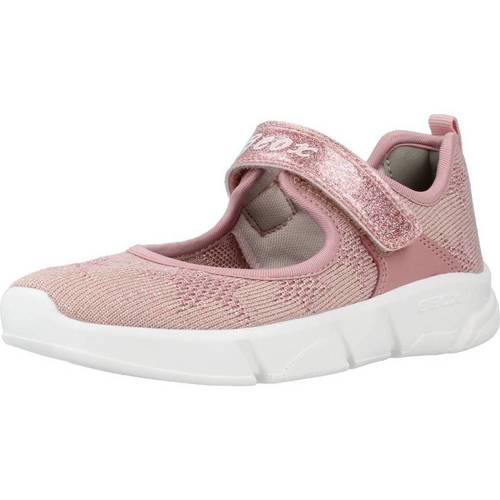 Chaussures Fille Baskets basses Geox J ARIL GIRL F Rose