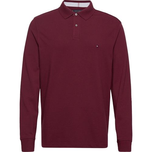 Vêtements Homme T-shirts & Polos Tommy Hilfiger Big And Tall - Polo à manches longues Bordeaux Bordeaux