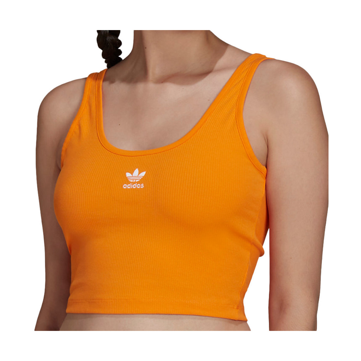 Vêtements Fille Débardeurs / T-shirts sans manche adidas glasses Originals HF3396 Orange