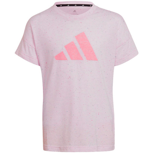 Vêtements Fille T-shirts & Polos adidas Originals HD4374 Rose