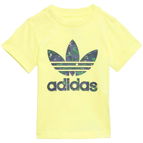 Vêtements Enfant T-shirts manches courtes adidas Originals H20310 Jaune