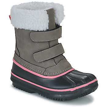 Chaussures Fille Bottes de neige VIKING FOOTWEAR Rogne Warm Gris / Noir / Rose