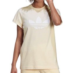 Vêtements Fille T-shirts manches courtes adidas Originals HU1630 Beige