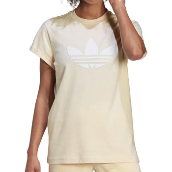 Vêtements Fille T-shirts manches courtes adidas Originals HU1630 Beige