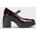 Chaussures Femme Escarpins Wonders Lala H-4926 Burdeos Rouge