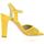 Chaussures Femme Sandales et Nu-pieds Vidi Studio Nu pieds cuir velours Jaune