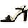 Chaussures Femme Sandales et Nu-pieds Vidi Studio Nu pieds cuir velours Noir