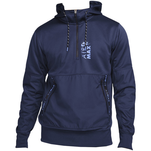 Nike AIR MAX HALF ZIP Bleu - Vêtements Sweats Homme 97,20 €