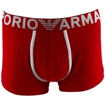 Sous-vêtements Homme Boxers Emporio Armani button-embellished ribbed bikinini Boxer Rouge