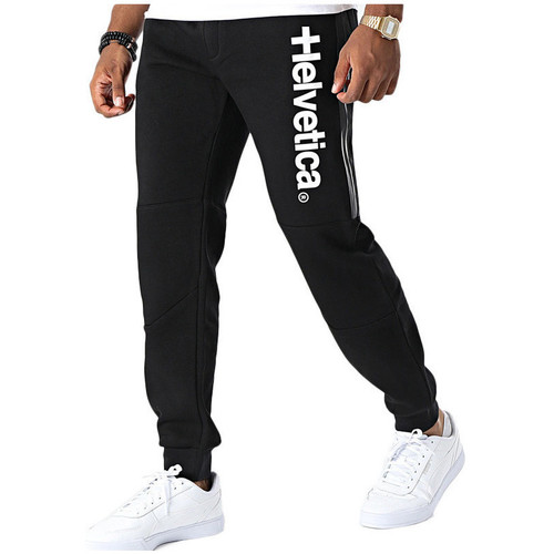 Vêtements Homme Pantalons de survêtement Helvetica GAWLER Noir