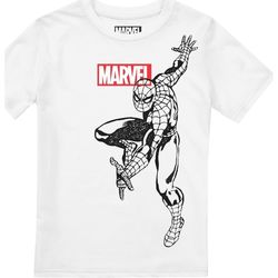 Vêtements Garçon T-shirts Pocket manches longues Marvel TV1896 Blanc