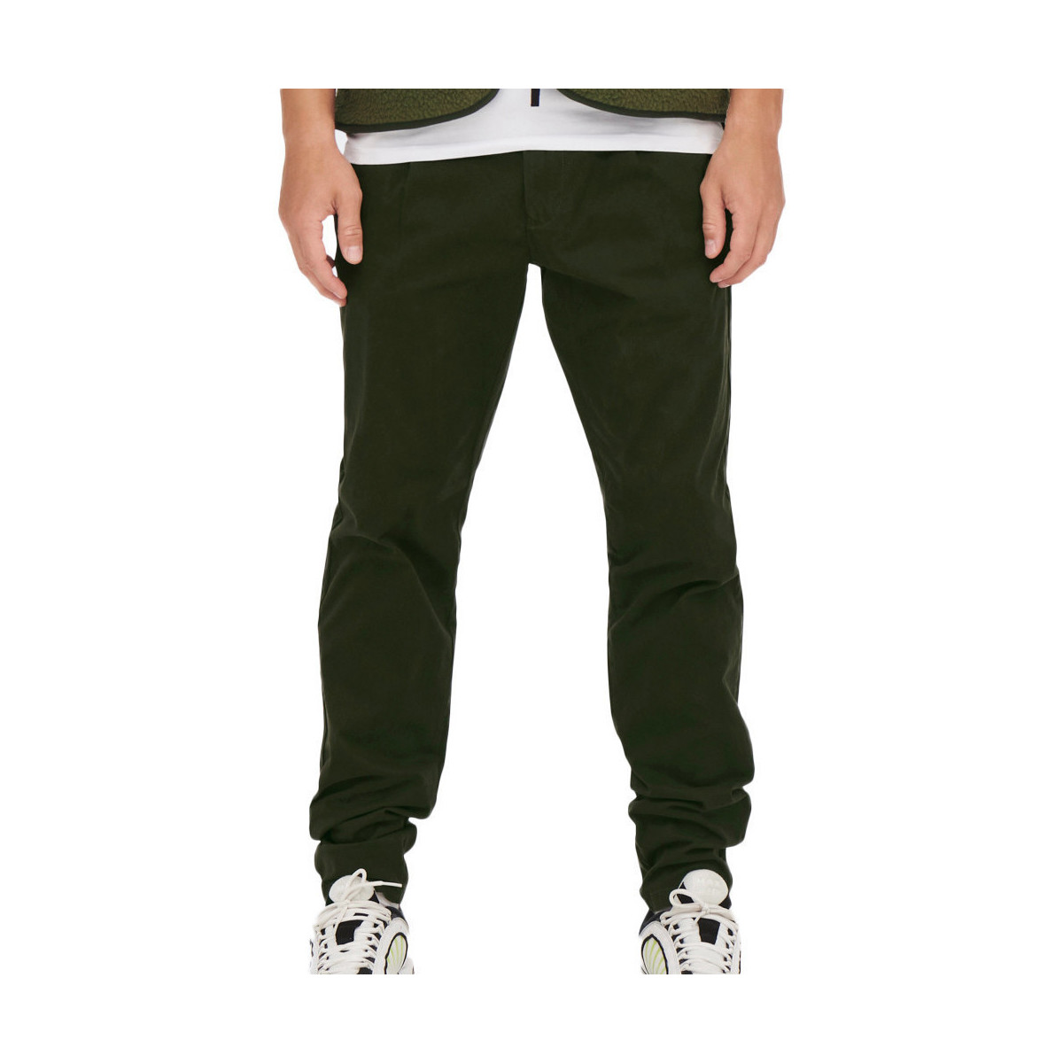 Vêtements Homme Chinos / Carrots Only & Sons  22016775 Vert