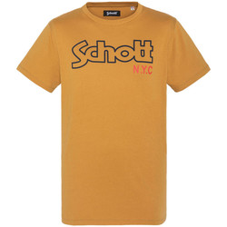 Vêtements Homme T-shirts & Polos Schott TSCREWVINT Jaune