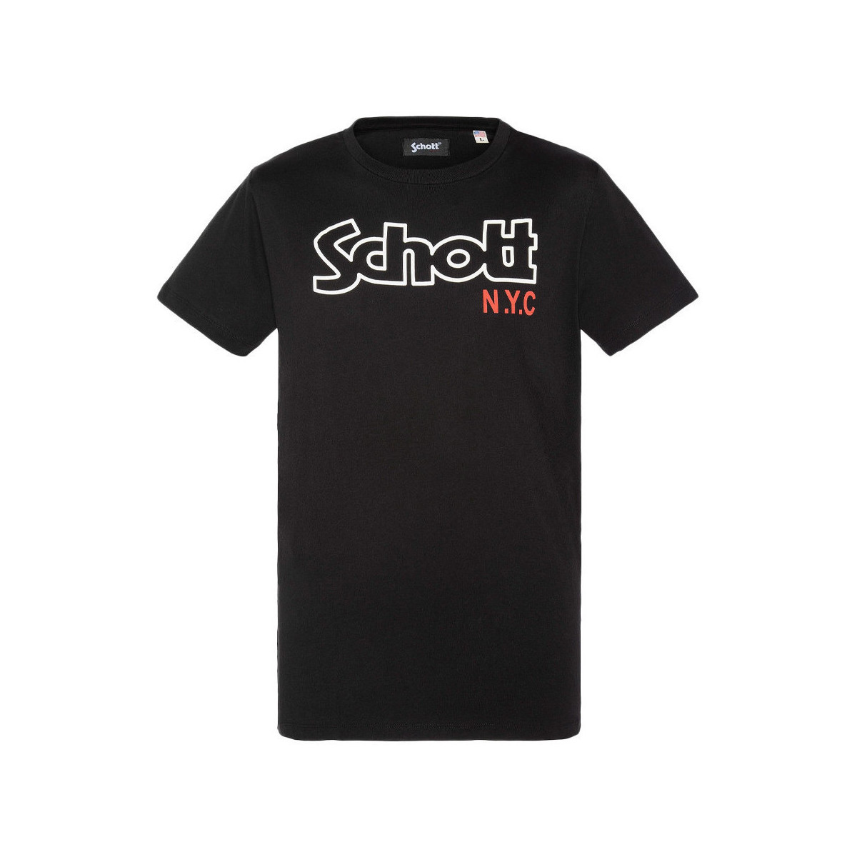 Vêtements Homme T-shirts & Polos Schott TSCREWVINT Noir